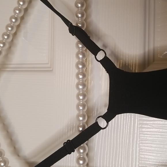 1 State Womens Tie Front Black Jumpsuit - Picture 10 of 13